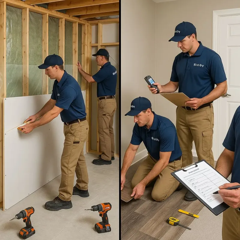 Repairs and Reconstruction process in New Berlin, WI